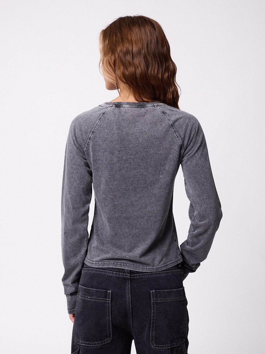 T-SHIRT M/L LEPAN DIXIE Gris Oscuro