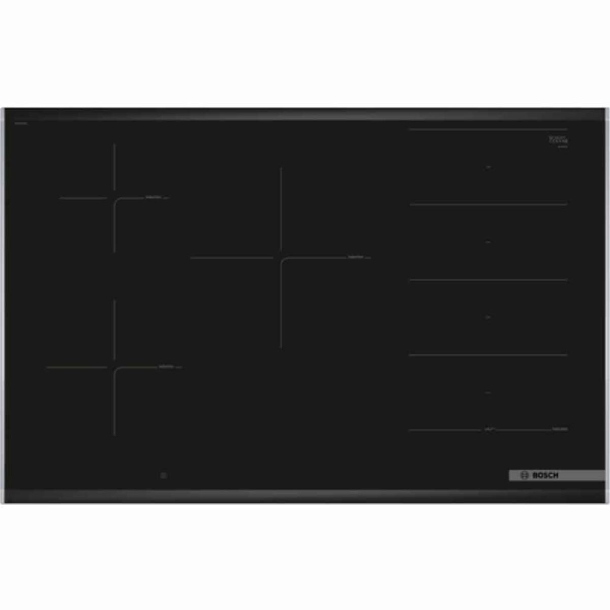 Placa de Induccion Bosch 80cm Negro c/perfiles PXV875DV1E - negro 