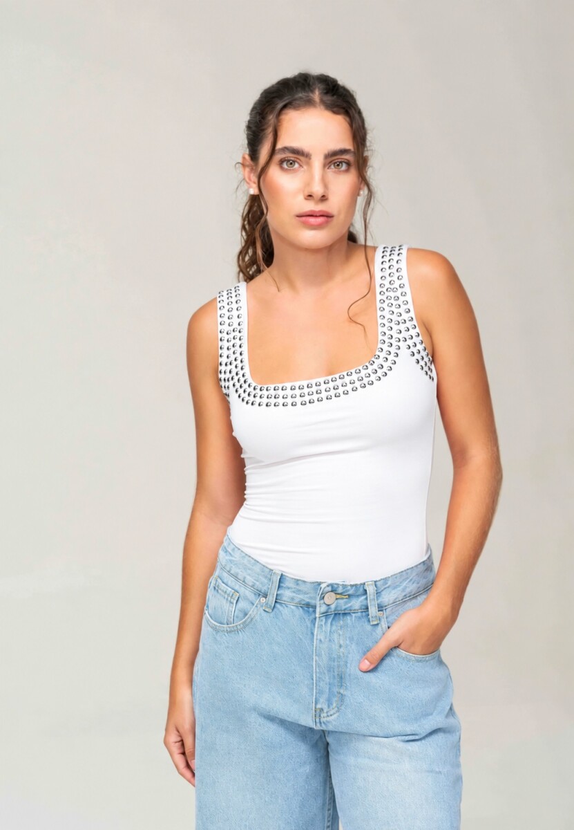 BODY TACHAS - Blanco 