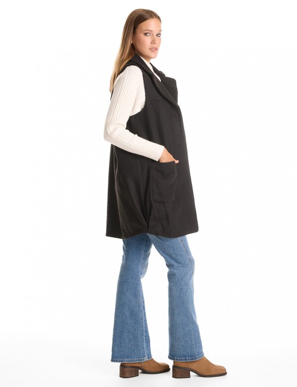 Chaleco Bolsillos NEGRO