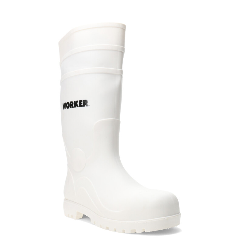 Botas de Hombre Worker Lactica con Puntera Blanco