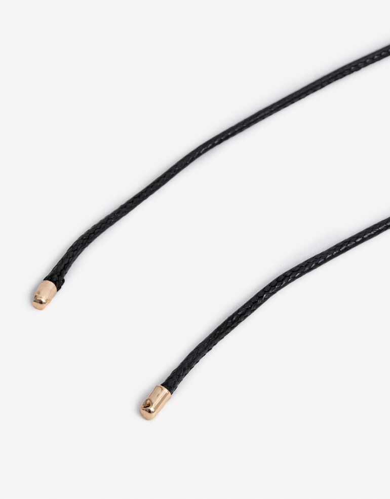 Collares Largos Metal Collar Largo Metal Bañado En Oro - Dorado