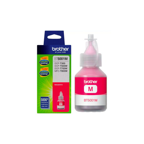 BROTHER BT5001M MAGENTA BOTELLA T300/T500W Brother Bt5001m Magenta Botella T300/t500w