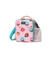 Lunchera térmica kids con asa y correa para colgar 13x19x22cm Rosado