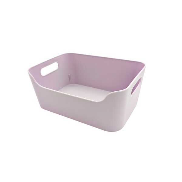 Organizador con asas rosa