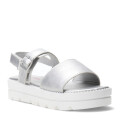 Sandalias de Niña MINI Miss Carol RETINO de pu Plateado - Blanco