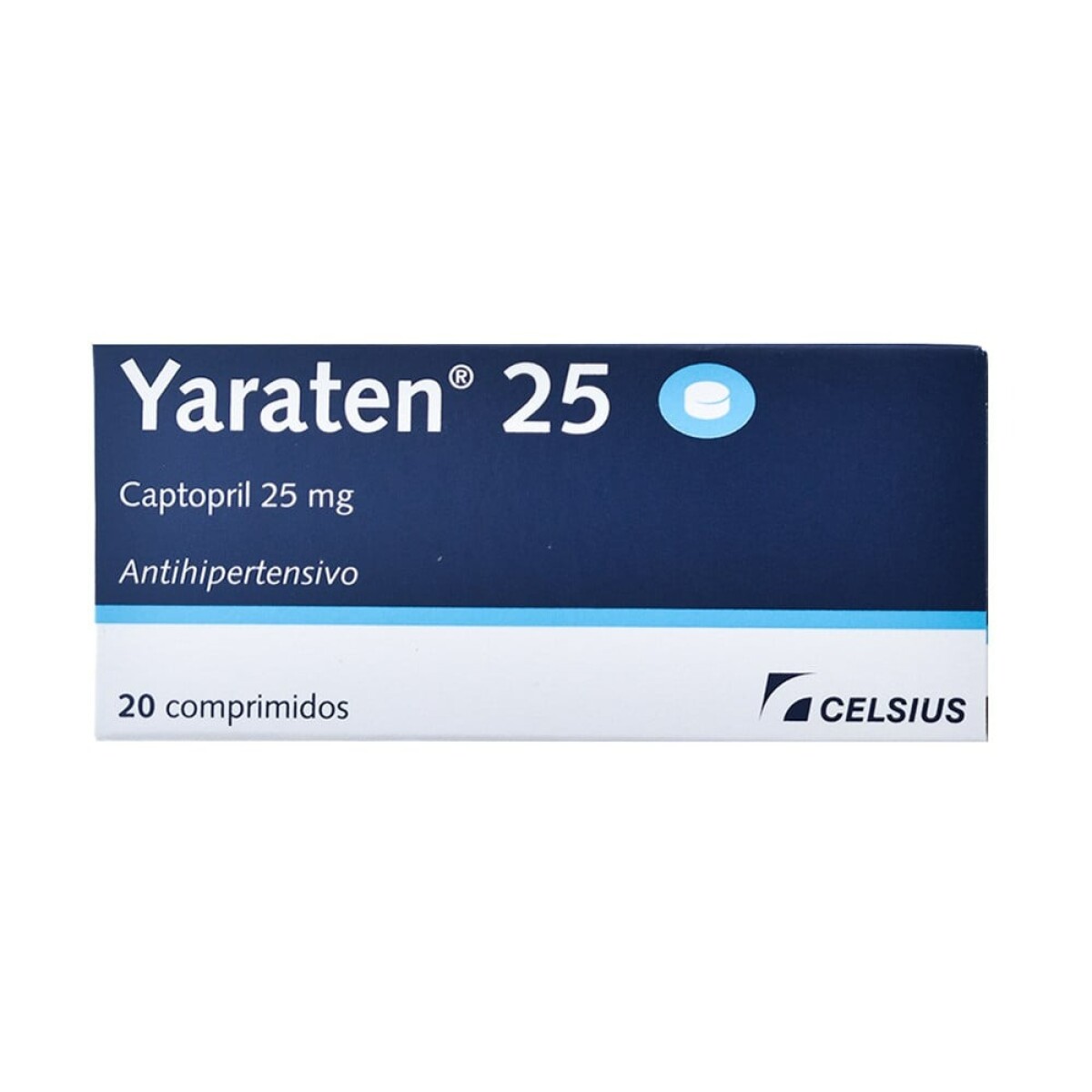 Yaraten 25mg X20 ¿ Tratamiento Hipertensión Arterial 