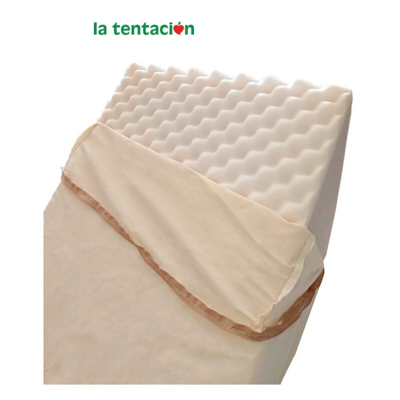 Almohada Respaldo Anatómico Almohadón Espuma + Funda Almohada Respaldo Anatómico Almohadón Espuma + Funda