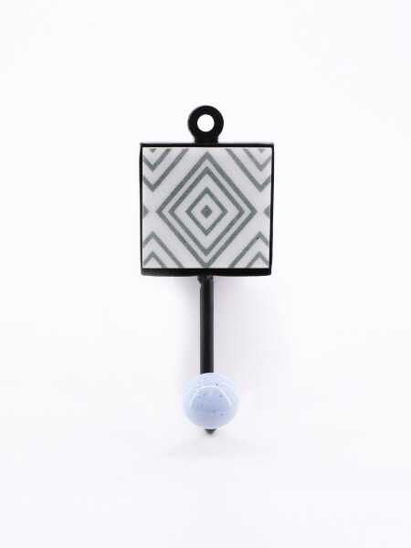 PERCHERO CERAMICA NINA BLANCO