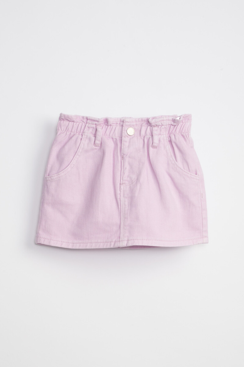 Pollera jean paper bag Lila