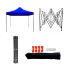 Gazebo Plegable 3x3 Para Playa o Jardín Autoarmable Color Azul Gazebo Plegable 3x3 Para Playa o Jardín Autoarmable Color Azul