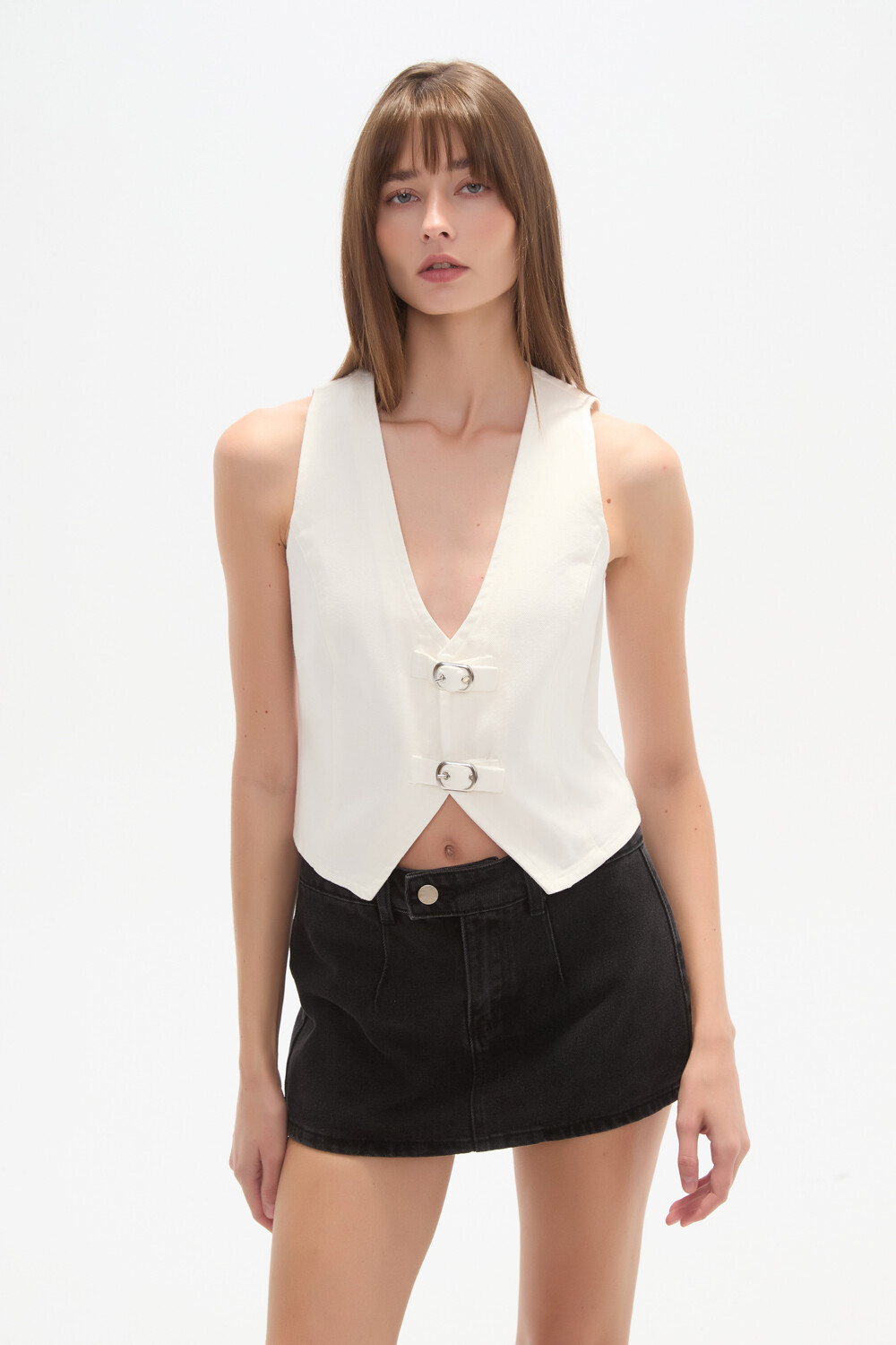 Chaleco Palmanova Marfil / Off White