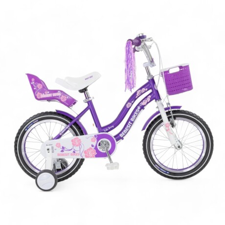 Bicicleta rodado 16 Queen Bebesit - Violeta Bicicleta rodado 16 Queen Bebesit - Violeta