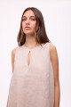 VESTIDO POLK Beige