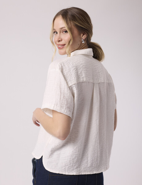 Camisa lino crudo