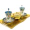 Set de té para dos personas color plato ceramica 9
