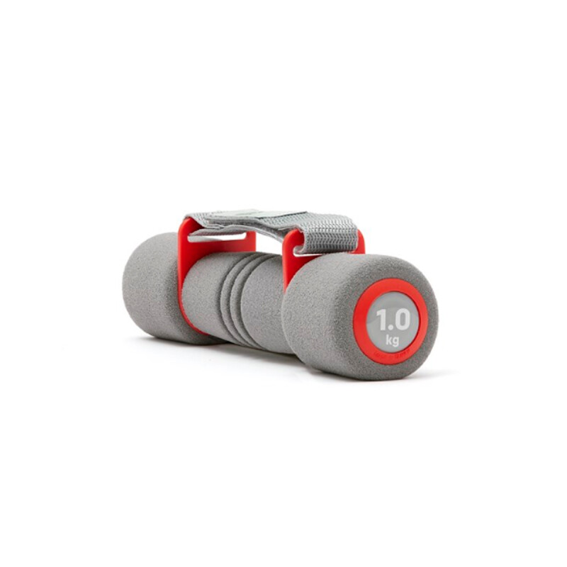 Mancuernas Acolchonadas Reebok 1Kg Rojo