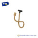 Lampara Colgante De Techo Cuerda Rustica Industrial Beige