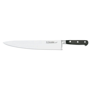 Cuchillo chef 30 cm mango negro 3 Claveles Cuchillo chef 30 cm mango negro 3 Claveles