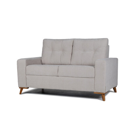 Sofá Katrina - Tela Microfibra - 2 cuerpos 10285 (Beige)