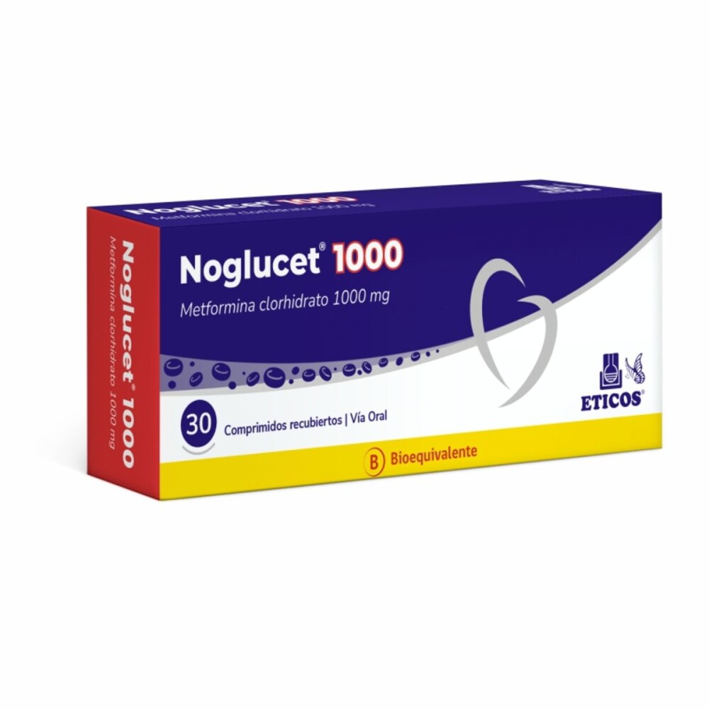 NOGLUCET 1000mg x 30COMP única