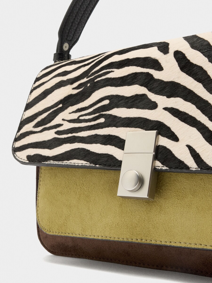 Bolso Bandolera Detalles De Piel lima