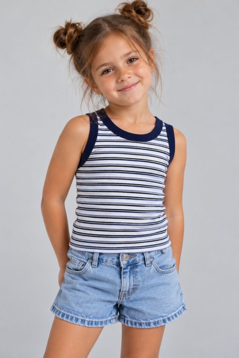 MUSCULOSA COCOMIEL 8827 BEBA - AZUL 