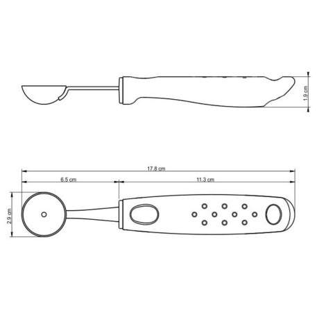 Sacabocado de Frutas y Verduras Utilita Blanco Tramontina Sacabocado de Frutas y Verduras Utilita Blanco Tramontina