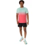 Seamless Ss Top - Hombre Coral Reef/oasis Green