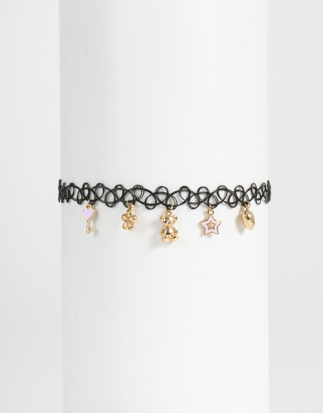 Chokers Multi dijes Choker Tattoo Multidijes - Dorado