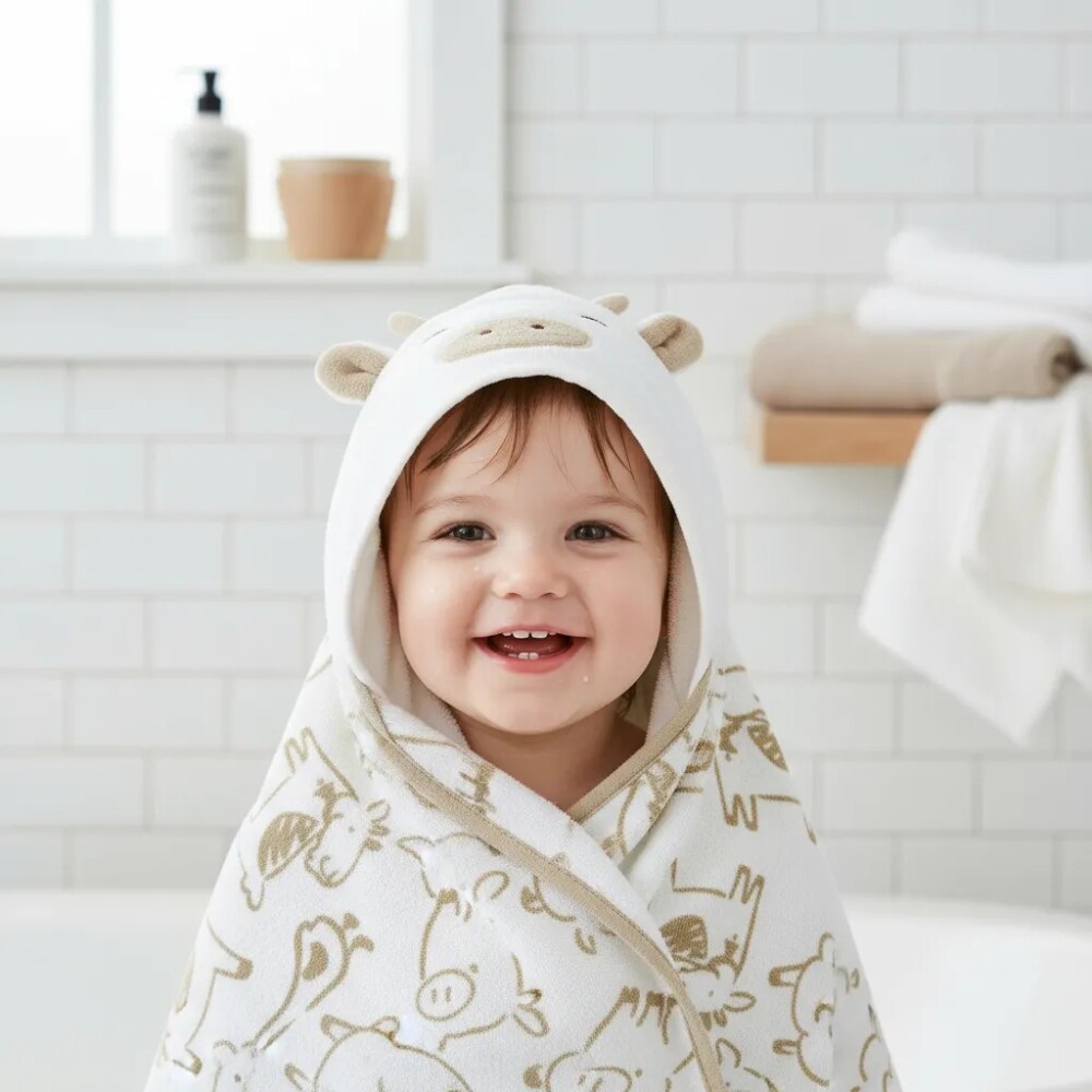 Set x2 toallas carters blanco