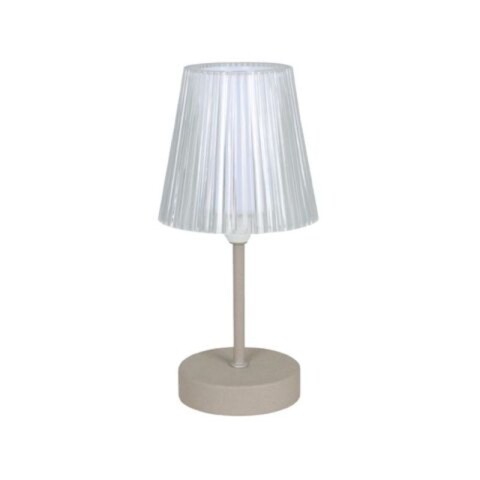 VELADOR DE MESA CREMA 1L E14 VELADOR DE MESA CREMA 1L E14