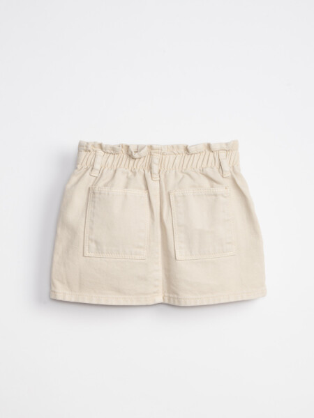 Pollera jean paper bag Cruda