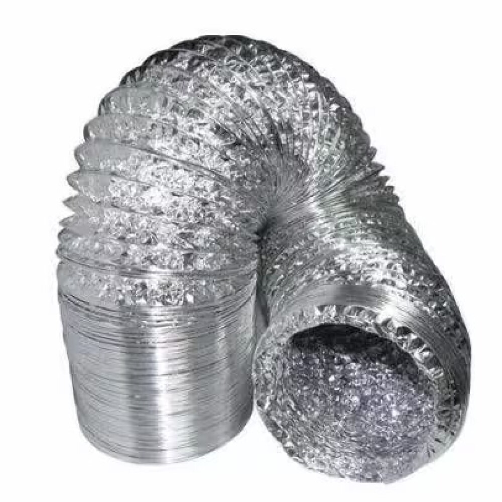 Tubo extensible aluminio ventilación 300 x 5mts Tubo Extensible Aluminio Ventilación 300 X 5mts