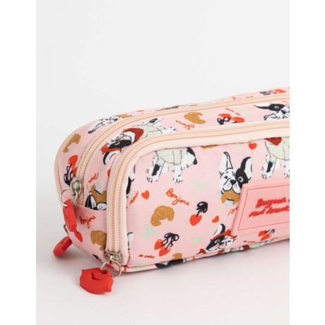 Cartuchera Con Divisiones Combinacion Multicolor