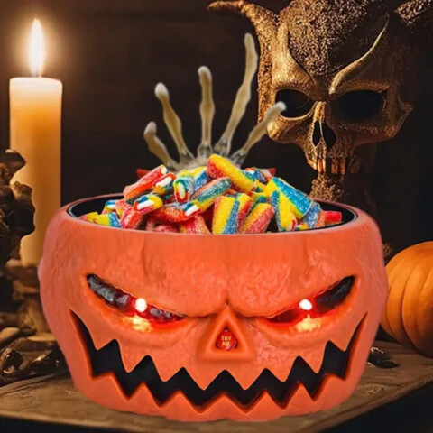Caramelera Halloween, con Luz, Sonido y Movimiento Caramelera Halloween, con Luz, Sonido y Movimiento