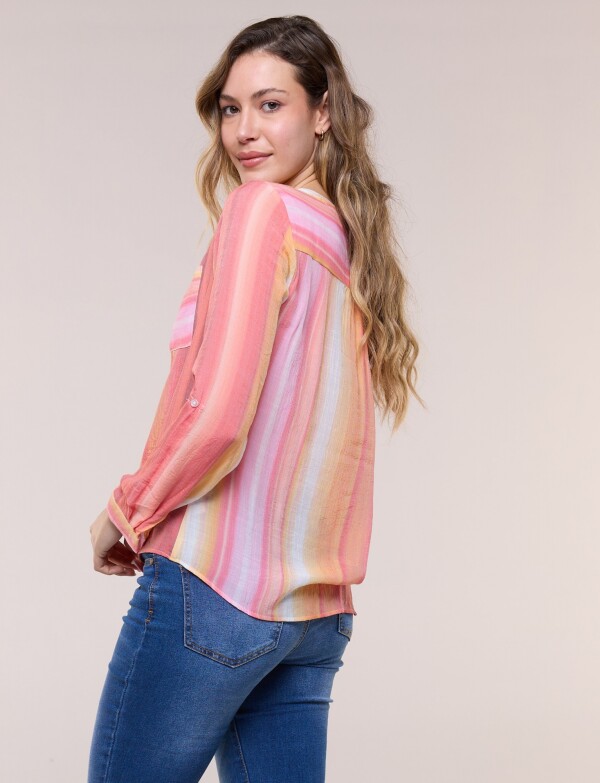 Blusa Nudo CORAL/MULTI