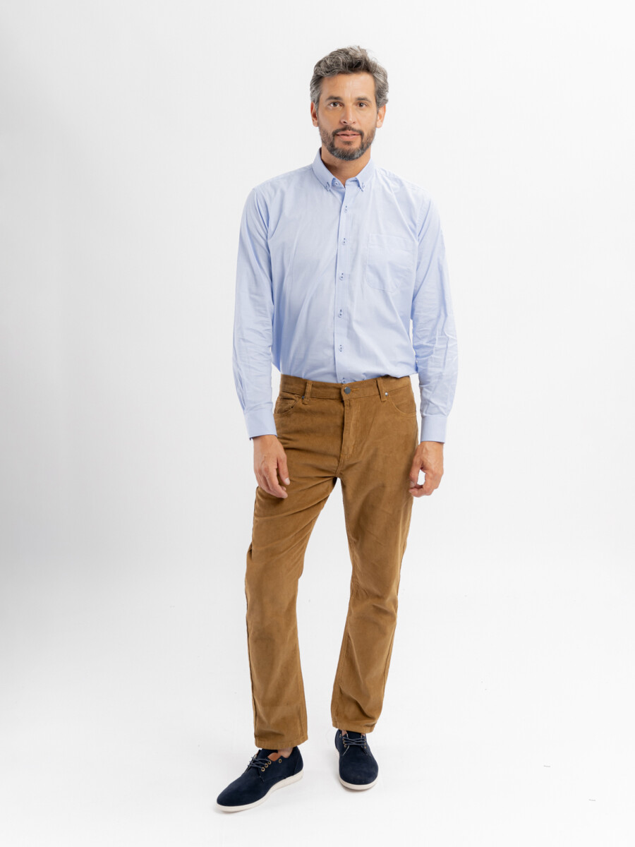 Pantalon pana - marron 