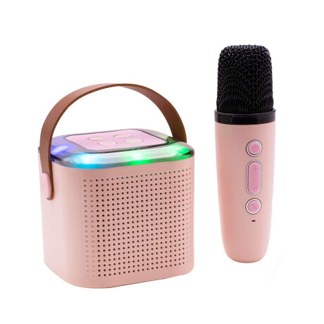 Parlante Portatil con Microfono Mini Karaoke Negro Parlante Portatil con Microfono Mini Karaoke Negro