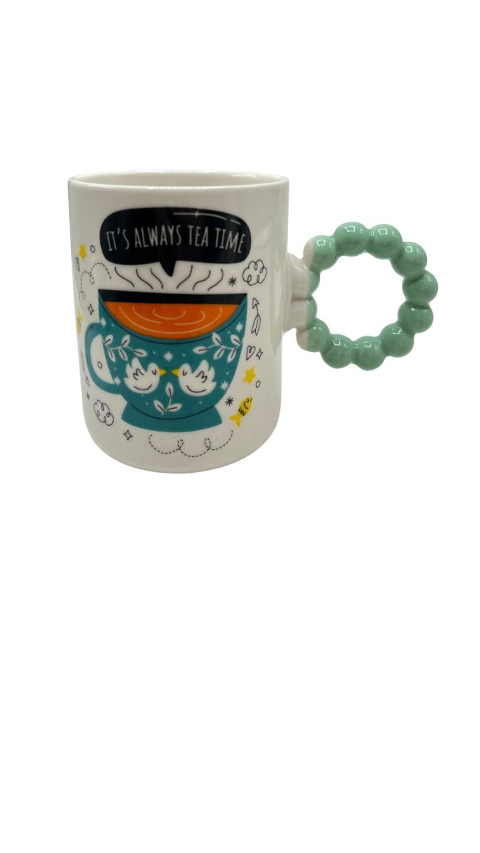 TAZA DE PORCELANA CON DISEÑO • 350ml 