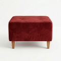 Juego De Living Sillón con puff Bordó