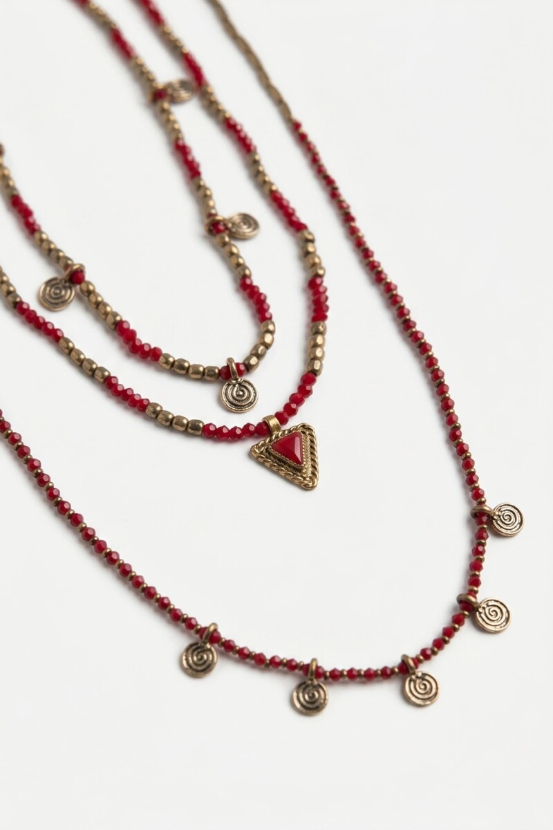 COLLAR NEW JAMPATH LONG Rojo