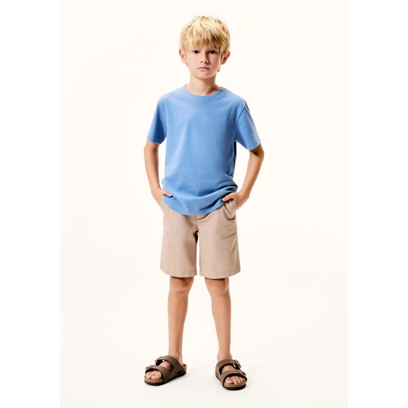 BERMUDA MASC MARROM CLARO