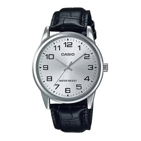 Reloj CASIO MTPV001L-7BUDF en Cuero Negro Esfera 38mm 0