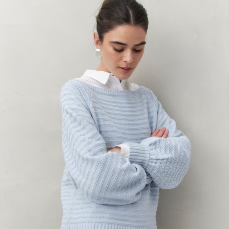 SWEATER GRETEL Celeste