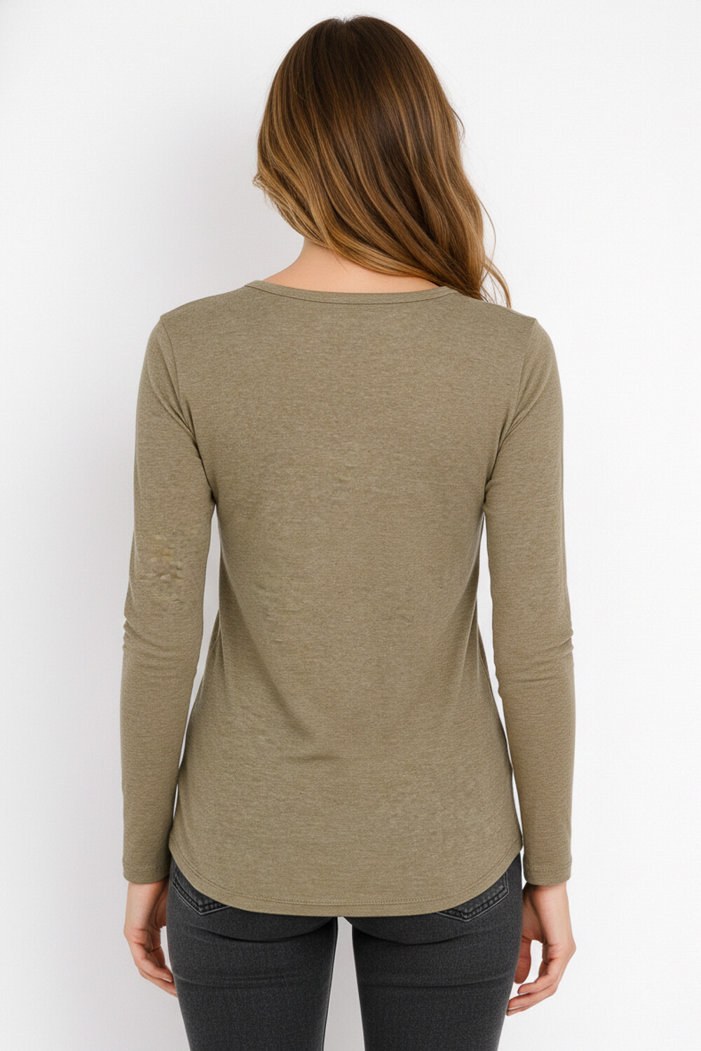 Remera Aman Verde Oliva Oscuro