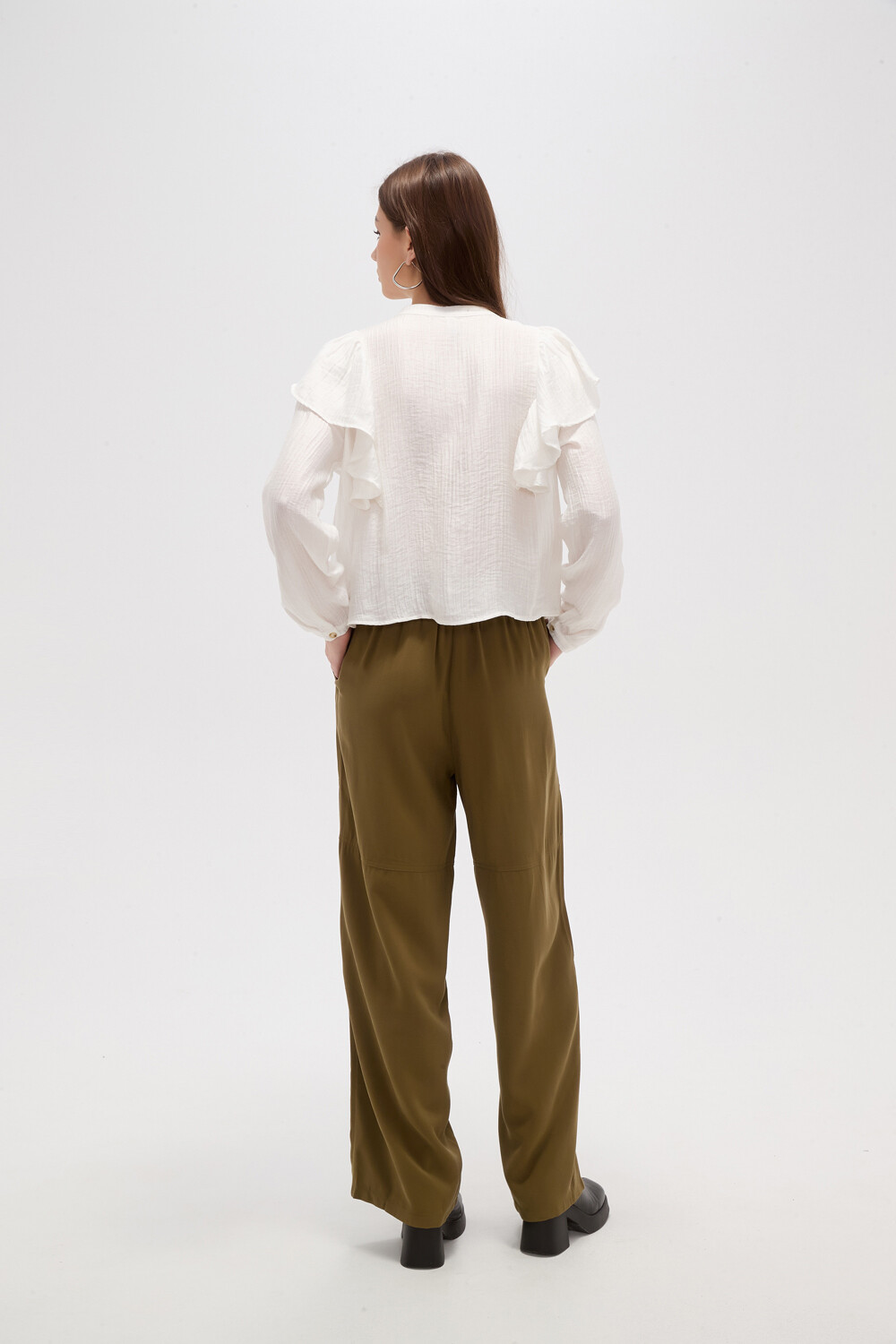 Camisa Wylen Marfil / Off White
