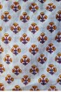 Ofelia Block Print Blanco con Flores