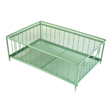 Organizador apilable de metal Organizador apilable de metal