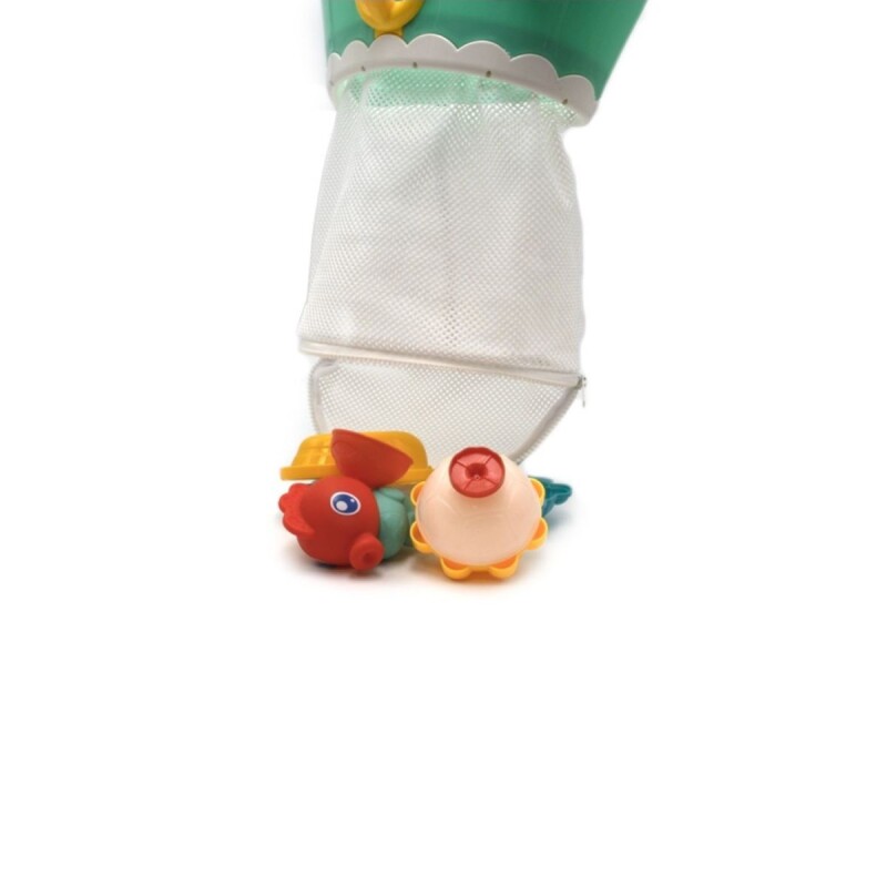 Juguetes de baño con cesta organizadora Juguetes de baño con cesta organizadora